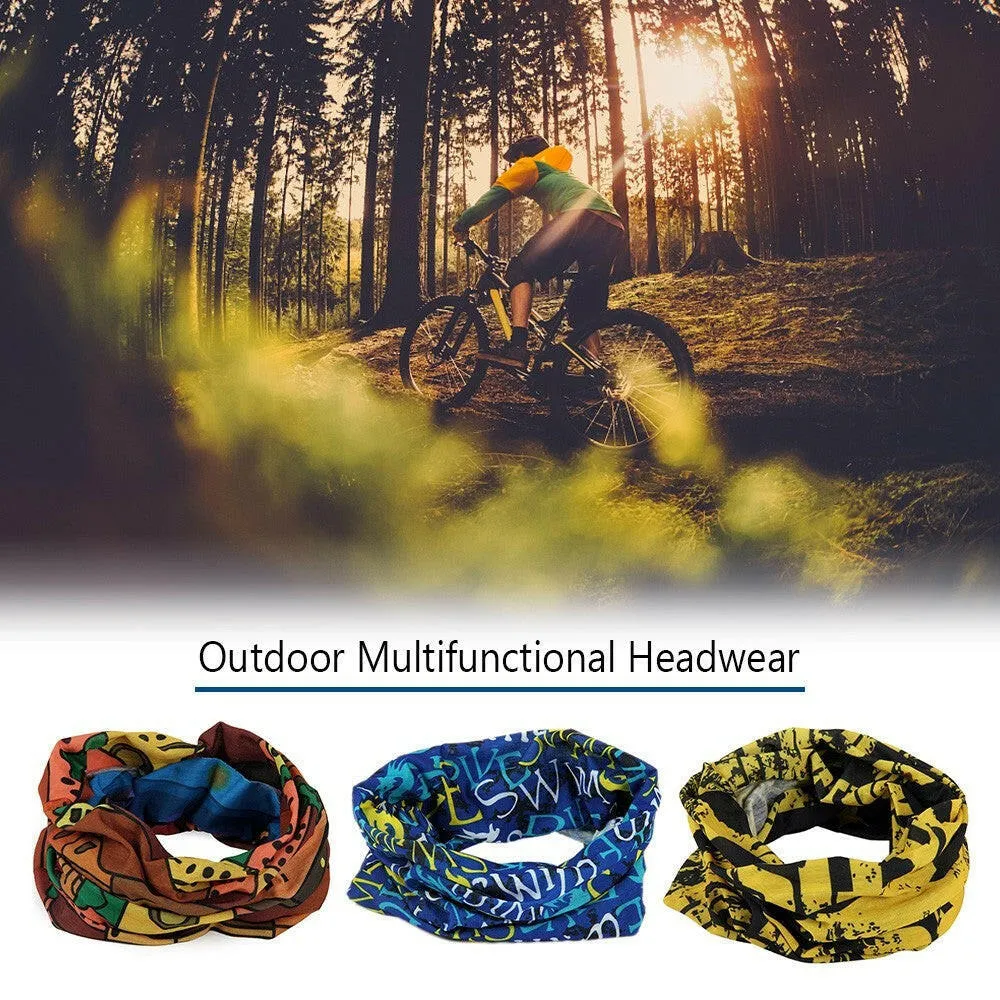 Outdoor Sports Headwear Cycling Running Windproof UV Protection Headband Bandanna Scarf Wrist Wrap for Men Women