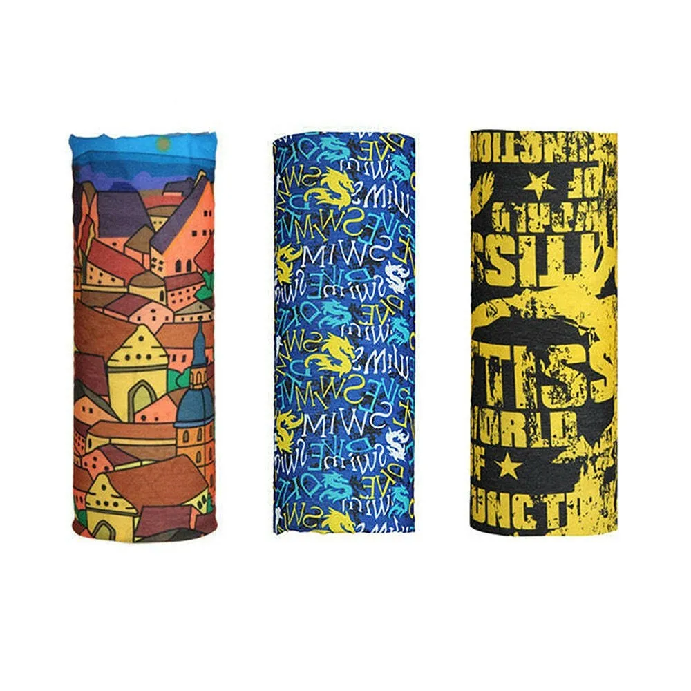 Outdoor Sports Headwear Cycling Running Windproof UV Protection Headband Bandanna Scarf Wrist Wrap for Men Women