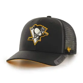 Pittsburgh Penguins - MVP DP Team Clean Cut Adjustable Hat, 47 Brand