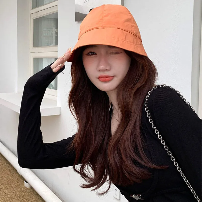 Promotional Summer Sunshade Hat Wide Brim Sun Hat Drawstring Adjustable Foldable Women Men Cap Quick-drying Hats Visors Fisherman Caps