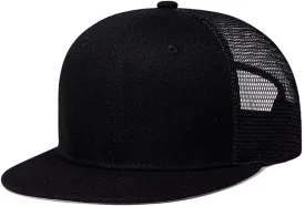 Quanhaigou Snapback Hat for Men Women,Hip Hop Style Colorful Flat Bill Hats Teens Adjustable Baseball Cap