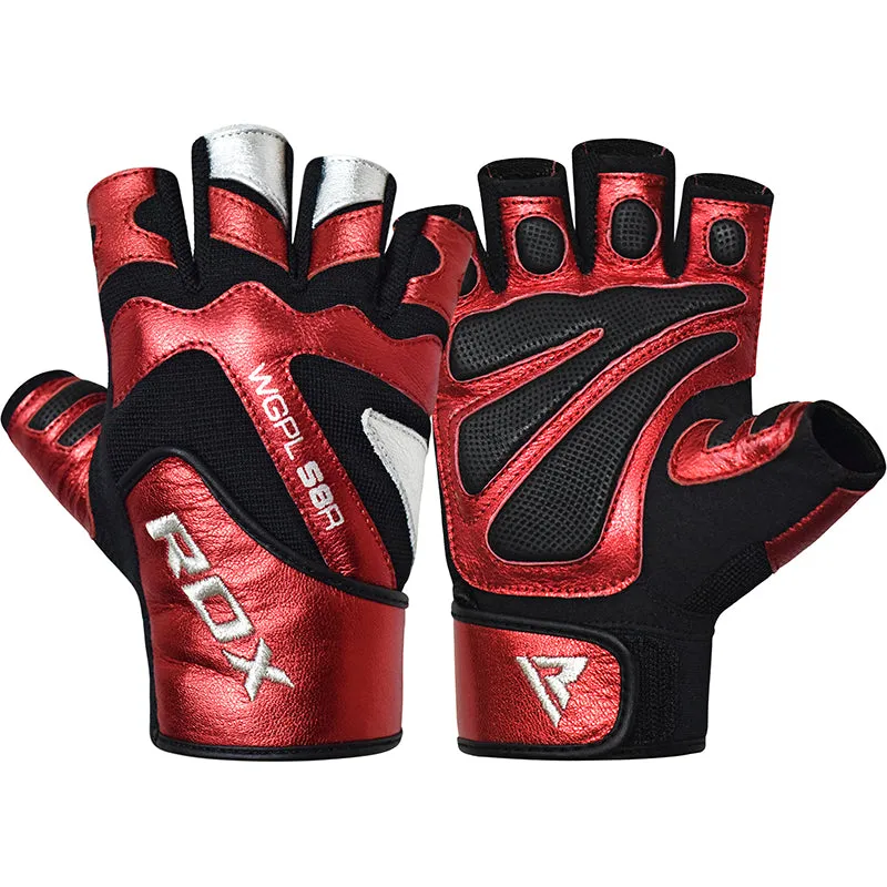 RDX S8 Bold Leather Gym Gloves
