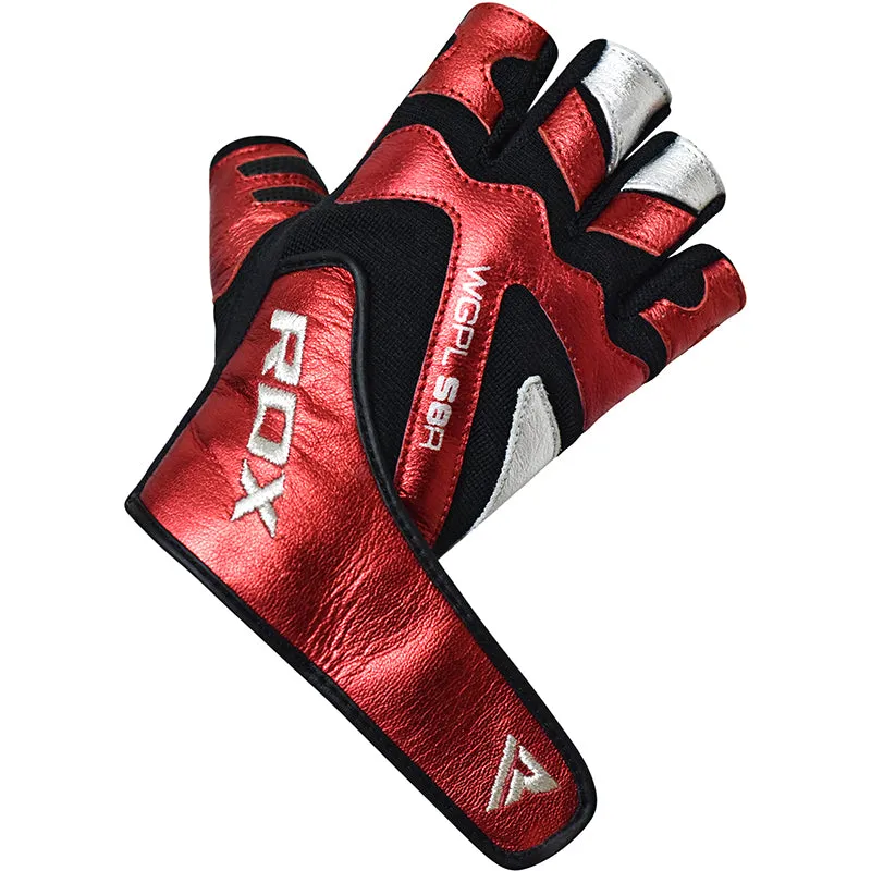 RDX S8 Bold Leather Gym Gloves