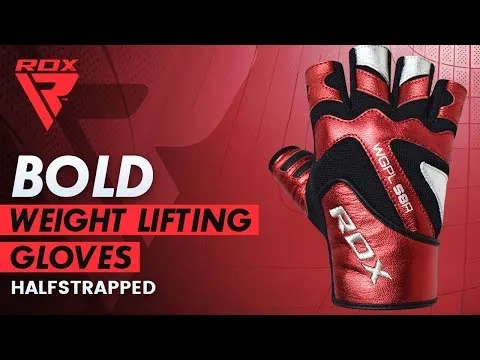 RDX S8 Bold Leather Gym Gloves