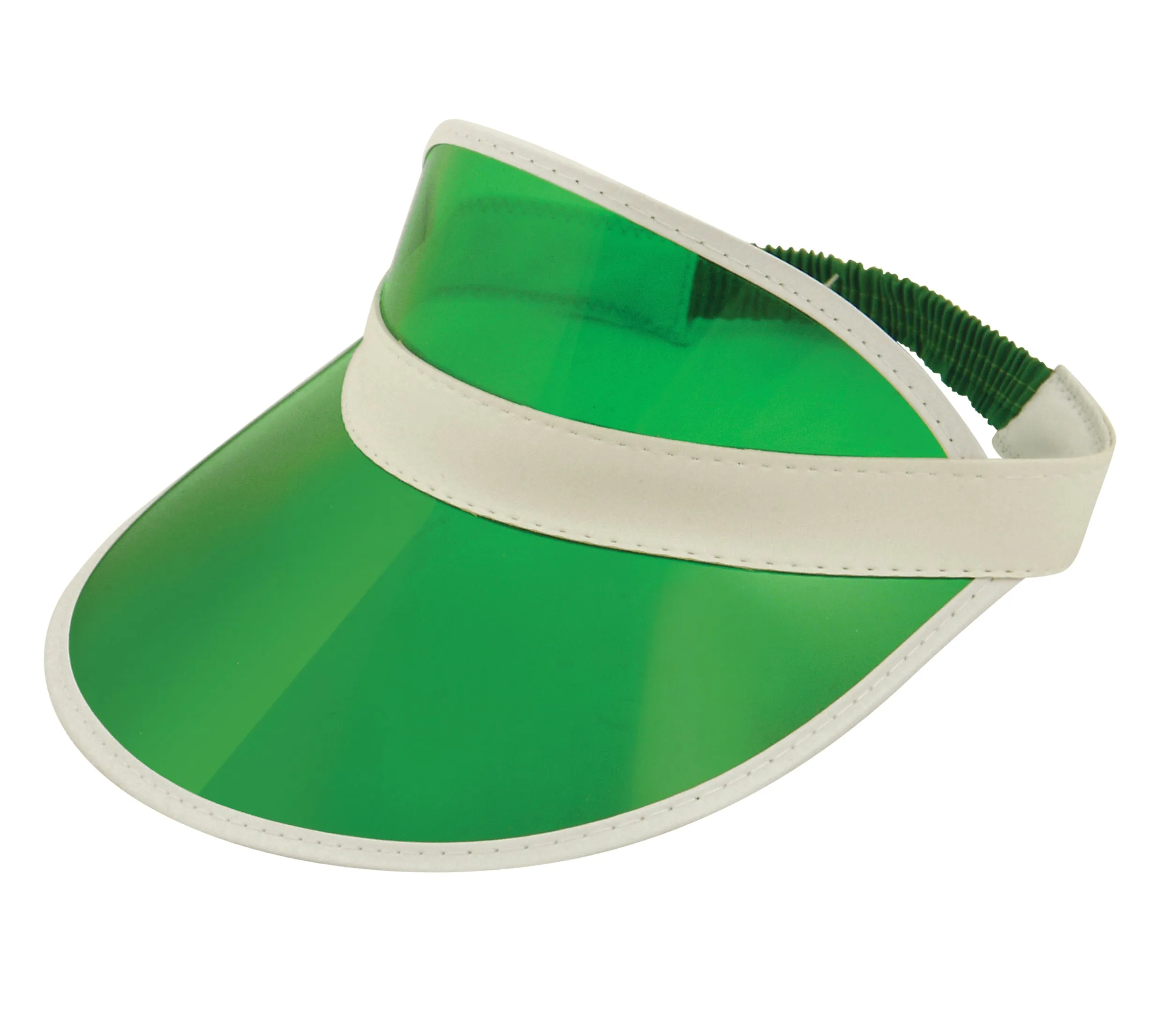 Retro Neon Sun Visor Hat for Golf Tennis Stag Poker Adults 1980’s Fancy Dress Party Cap Hat