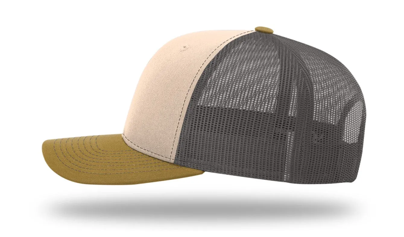 Richardson 112 Trucker Hat - Mink / Beige / Charcoal