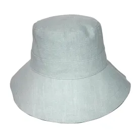 Rigon Fifi Linen Bucket Hat - Blue