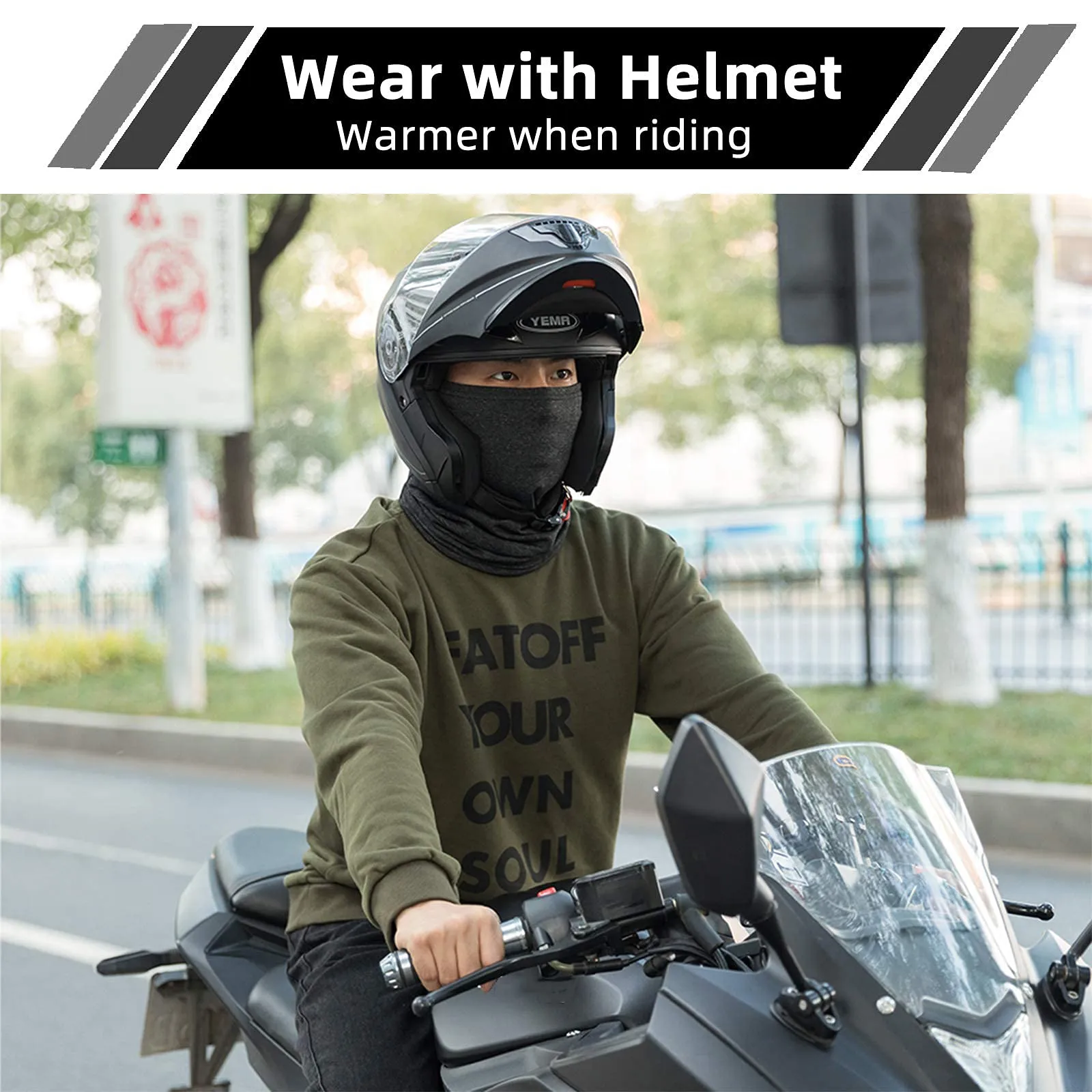 ROCKBROS Balaclava Face Masks Neck Warmer Multifunctional Windproof