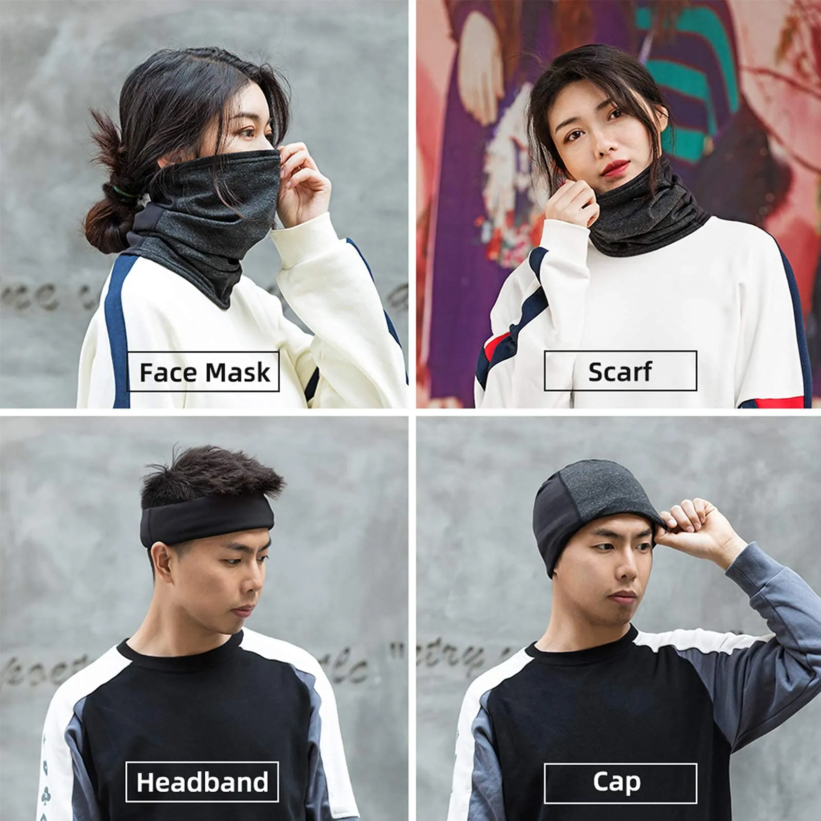 ROCKBROS Balaclava Face Masks Neck Warmer Multifunctional Windproof