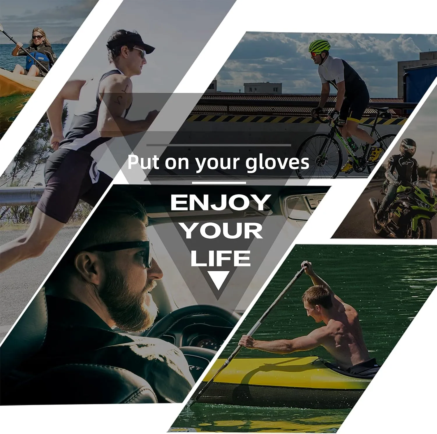 ROCKBROS Cycling Gloves  Anti-Slip Breathable