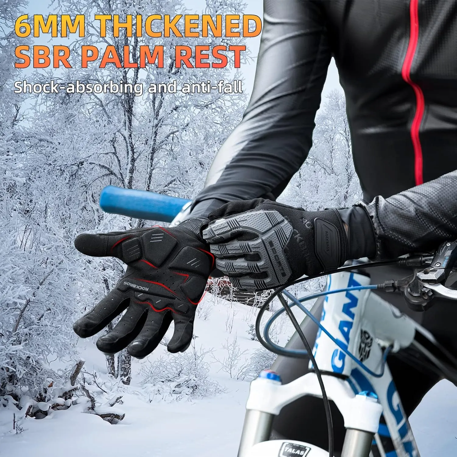ROCKBROS Mountain Bike Gloves Dirt Bike Gloves