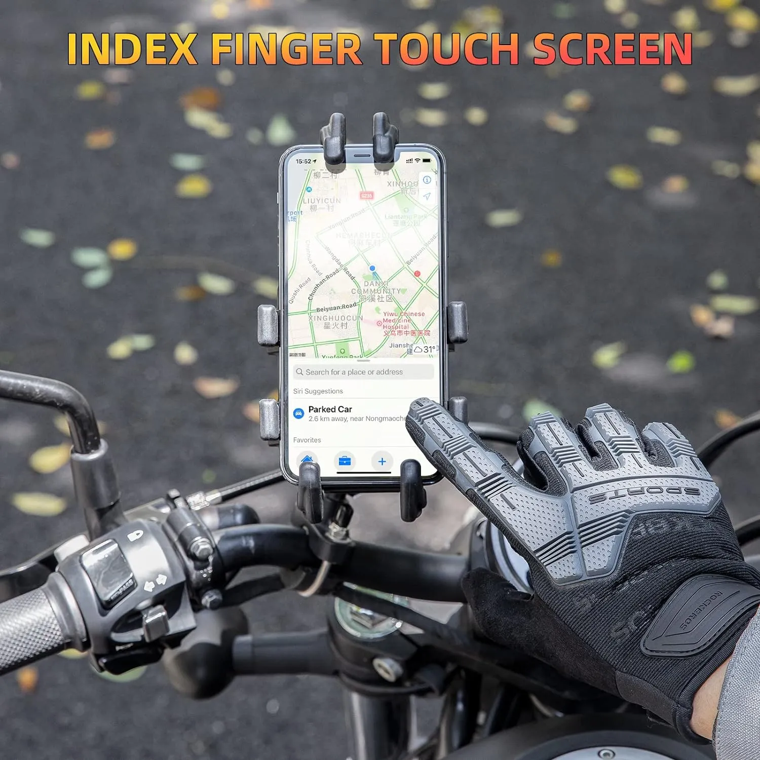 ROCKBROS Mountain Bike Gloves Dirt Bike Gloves