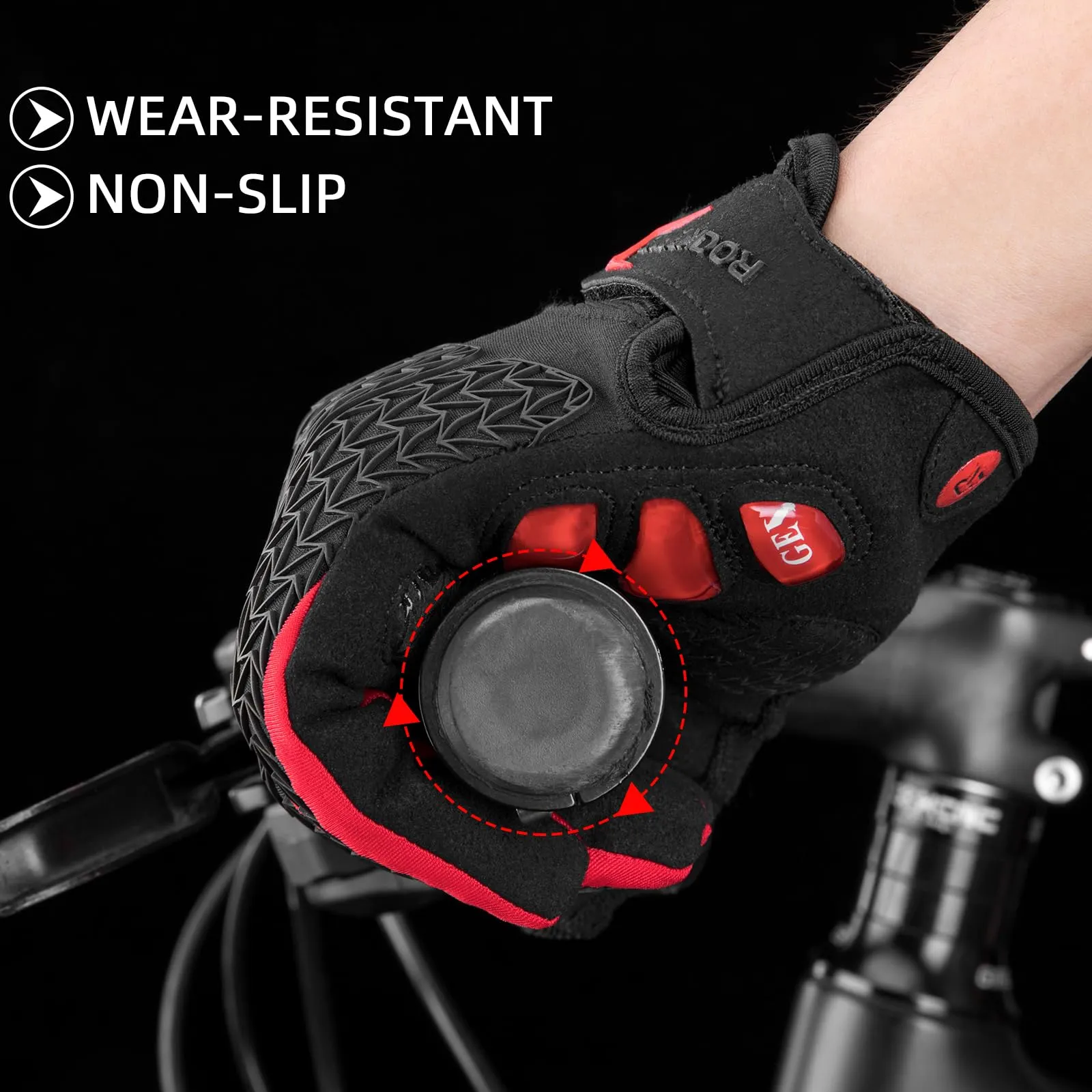 ROCKBROS Winter Cycling Windproof Anti-Slip Thermal Bike Gloves for Cycling,Biking,Running
