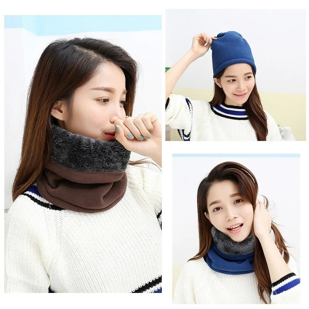 Sidiou Group Outdoor Multifunctional Scarf Warmers Snood Winter Hat Unisex Thermal Ski Face Mask