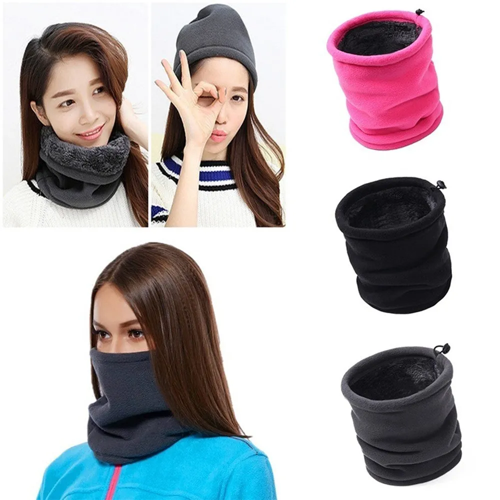 Sidiou Group Outdoor Multifunctional Scarf Warmers Snood Winter Hat Unisex Thermal Ski Face Mask