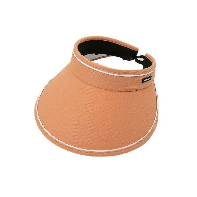 Sidiou Group Summer Fashionable Adjustable Sun Hat Women Wide Brim UV Protection Caps Casual Travel Beach Empty Top Hat