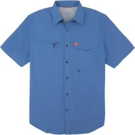 The American Outdoorsman Men's Featherweight Short Sleeve Button Down Fishing Shirt - Outdoor Sun Protection Moisture-Wicking