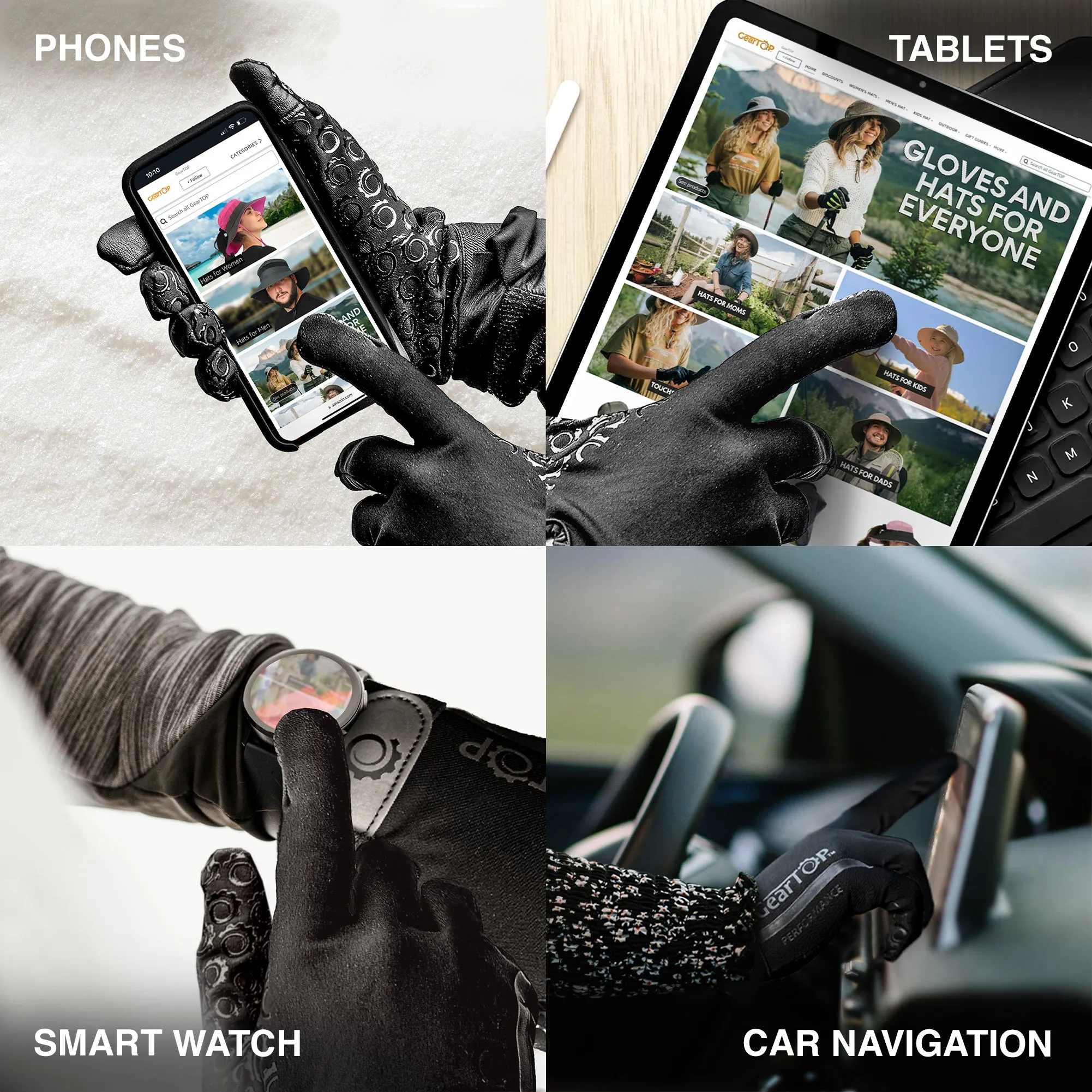 Touch Screen Running Gloves