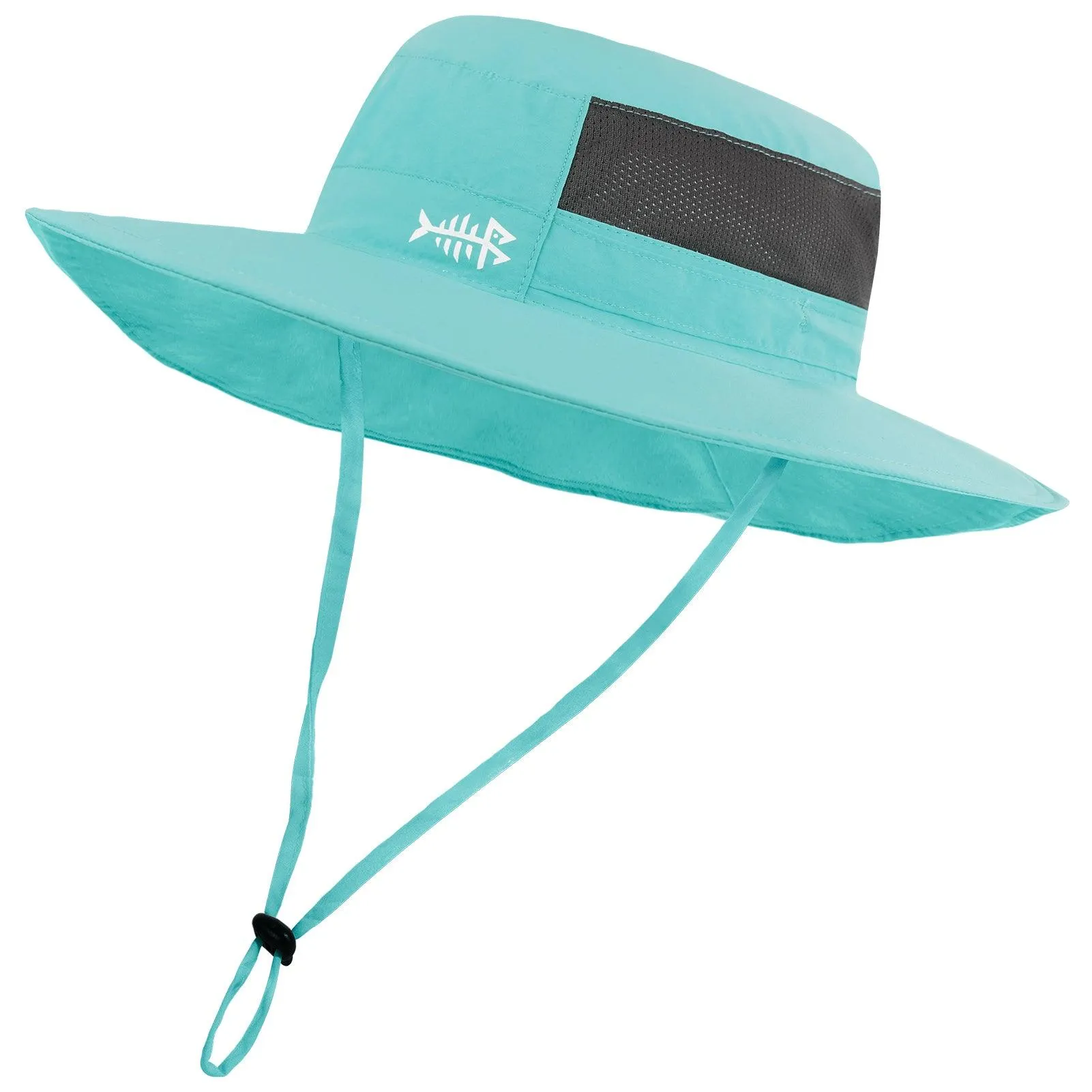 Unisex UPF 50  Wide Brim Bucket Hat with Detachable Neck Flap FH02