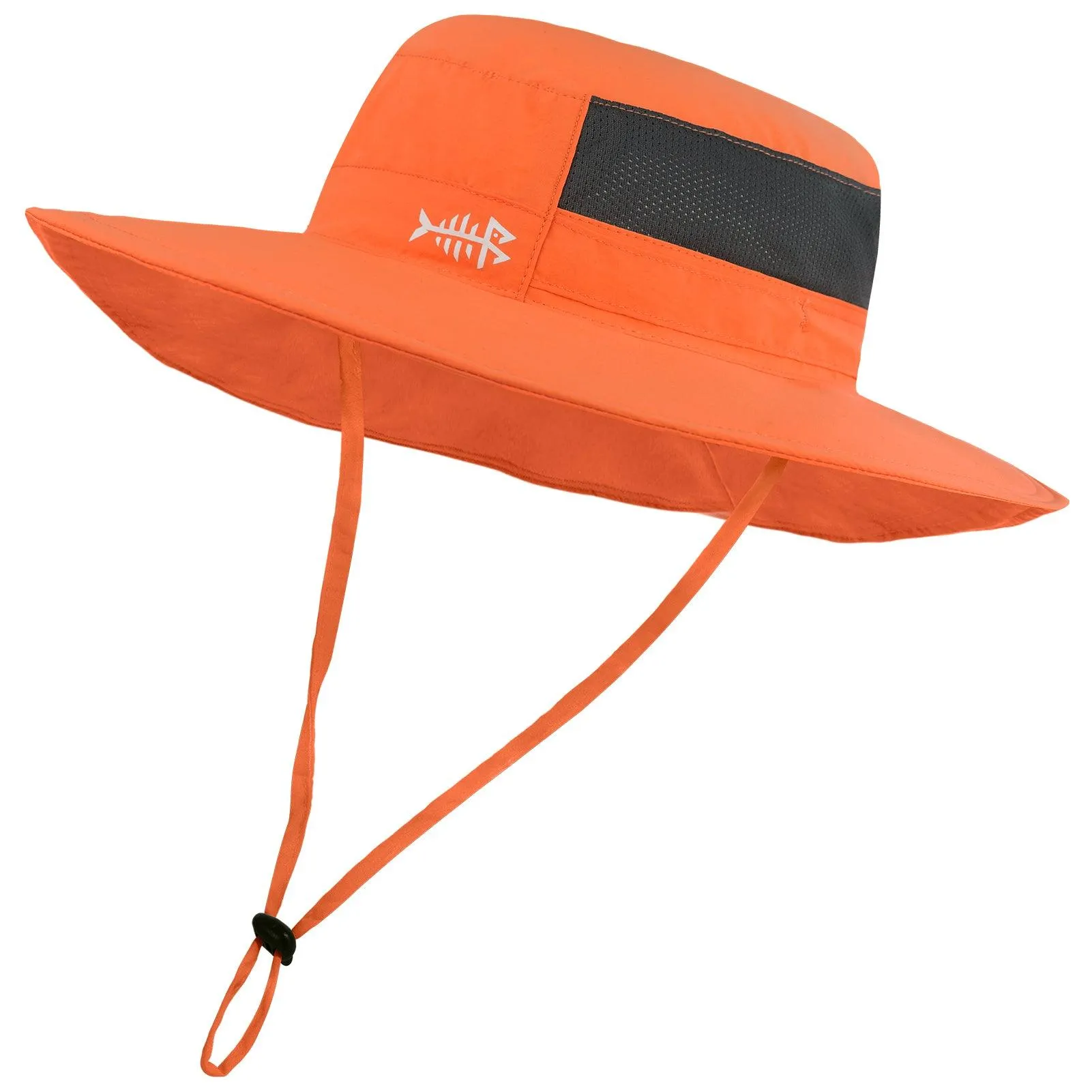 Unisex UPF 50  Wide Brim Bucket Hat with Detachable Neck Flap FH02