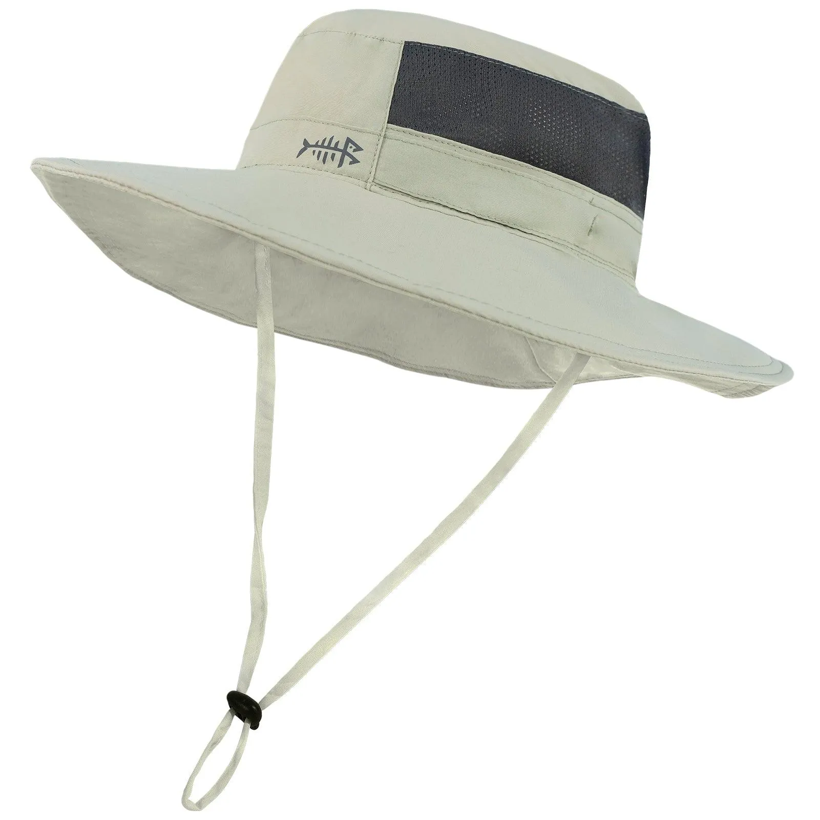 Unisex UPF 50  Wide Brim Bucket Hat with Detachable Neck Flap FH02