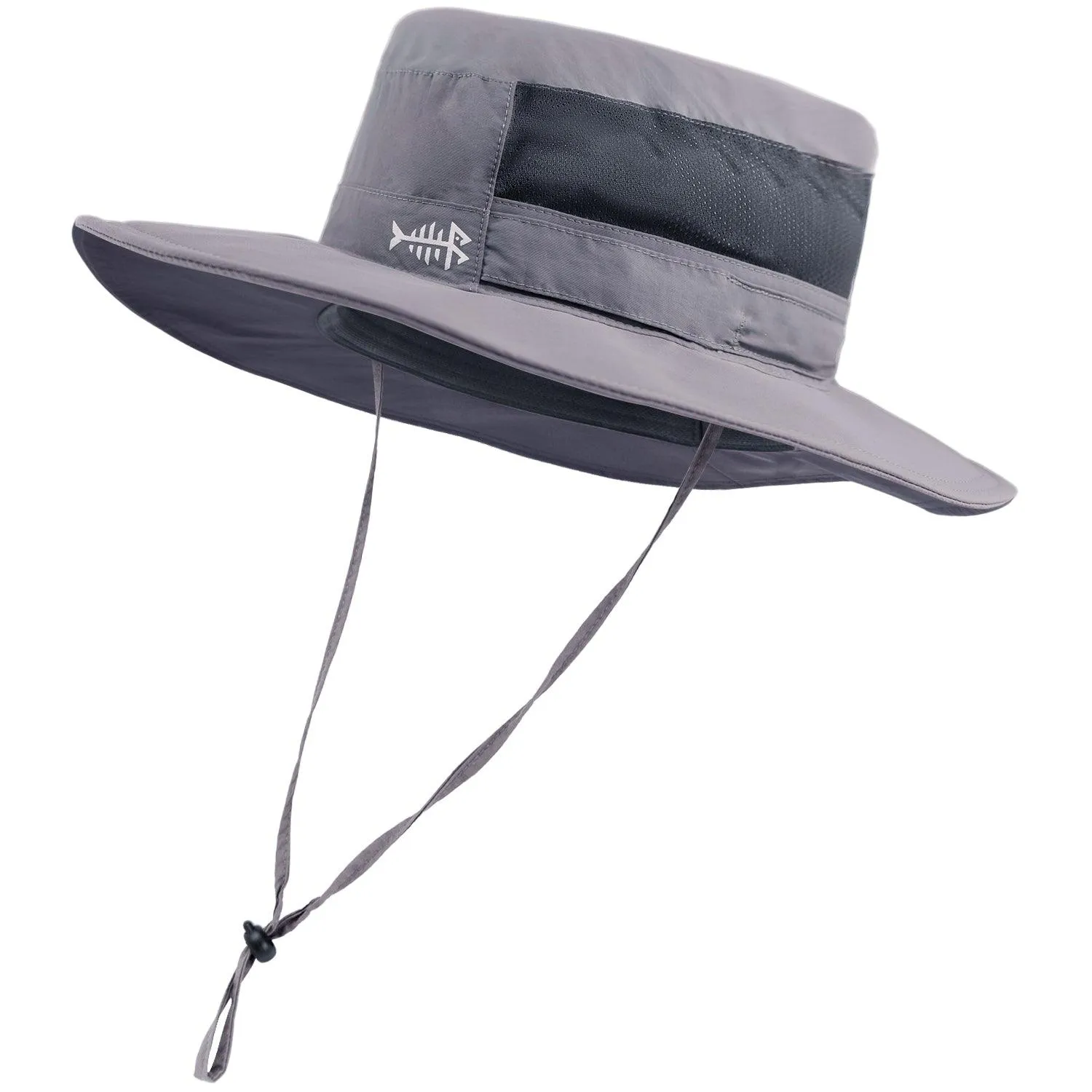 Unisex UPF 50  Wide Brim Bucket Hat with Detachable Neck Flap FH02