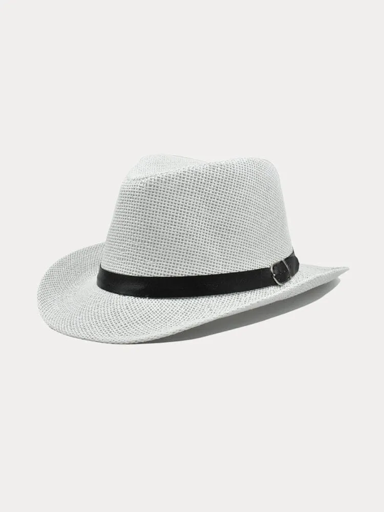 Western Cowboy Woven Straw Hat