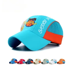 Wholesale Children's Polyester Embroidered Quick Drying Baseball Caps