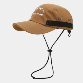 Wholesale Mountain Letter Embroidery Quick Dry Baseball Cap with Windproof Rope