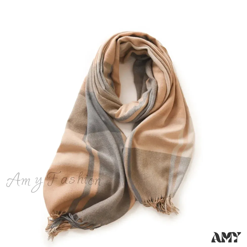 Winter Warm Cashmere Unisex Scarf - Long Windproof and Skin Friendly