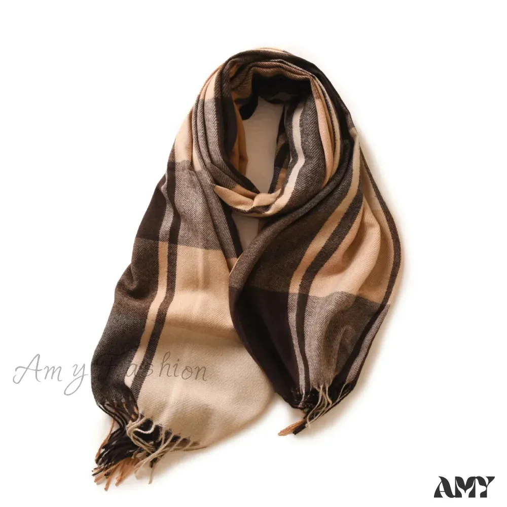 Winter Warm Cashmere Unisex Scarf - Long Windproof and Skin Friendly
