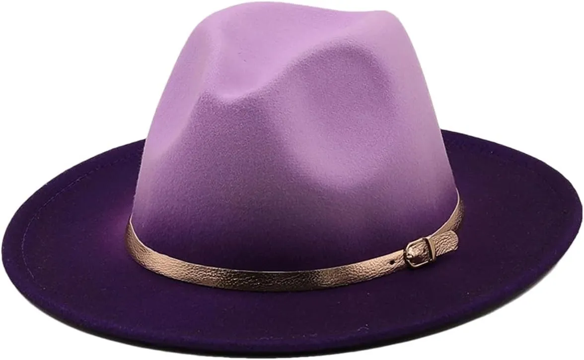 Women Men Winter Woolen Fedoras Top Hat Jazz Caps Round Caps Bowler Hats